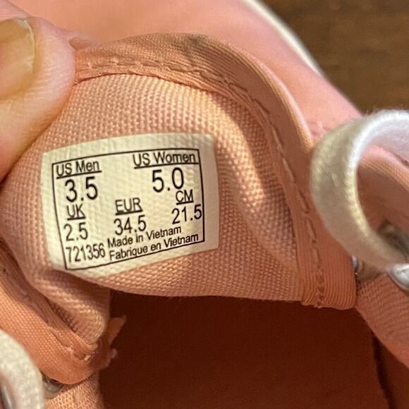 Vans Women's Authentic Slim Brushed Twill Sneakers Size 5 - Picture 9 of 10